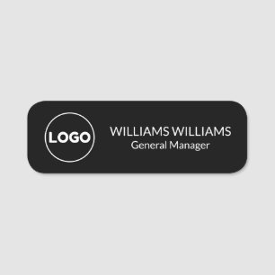 Custom Logo Employee Magnetic Or Safety Pin Name Tag