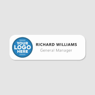 Custom Logo Employee Magnetic Or Safety Pin Name Tag