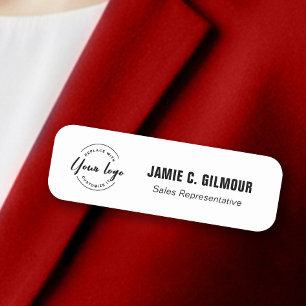 Custom Logo Employee Magnetic or Safety Pin Name Tag