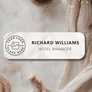 Custom Logo Employee Magnetic or Safety Pin Name Tag