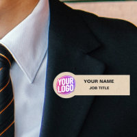 Custom Logo Employee Magnetic Or Safety Pin Sandy