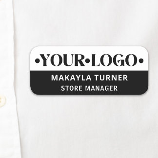 Custom Logo Employee Name Tag