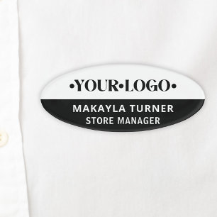 Custom Logo Employee Name Tag
