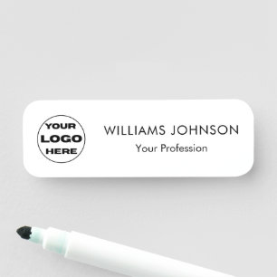 Custom Logo Employee Name Tag Badge