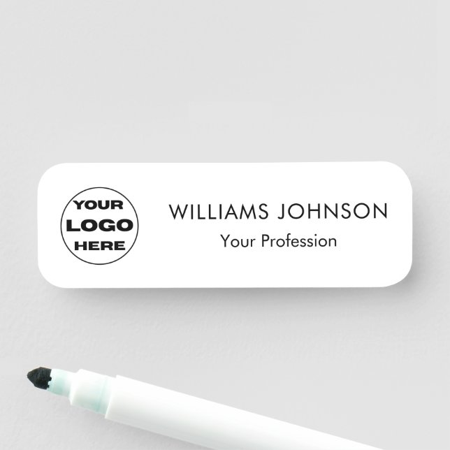 Custom Logo Employee Name Tag Badge (In Situ)