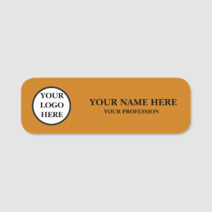 Custom Logo Employee Name Tag Badge