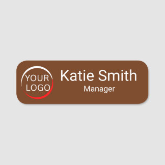 Custom Logo Employee Personalised Business Name Tag