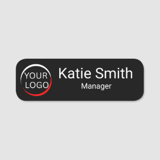 Custom Logo Employee Personalised Business Name Tag
