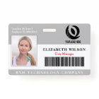 Custom Logo Employee Photo  Company Security