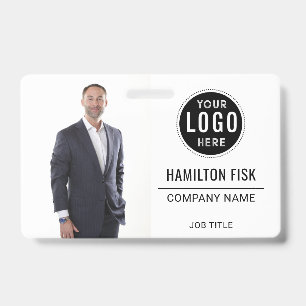 Custom Logo Employee Photo  ID Badge