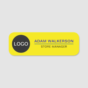 Custom Logo Employee (Professional Job) Business Name Tag