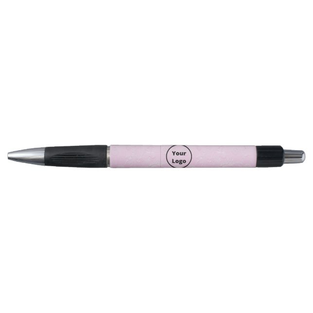 Custom logo engraved pink floral (Front)