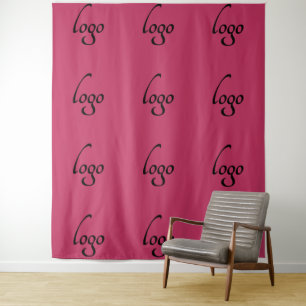 Custom Logo Event Backdrop Step and Repeat Tapestr Tapestry