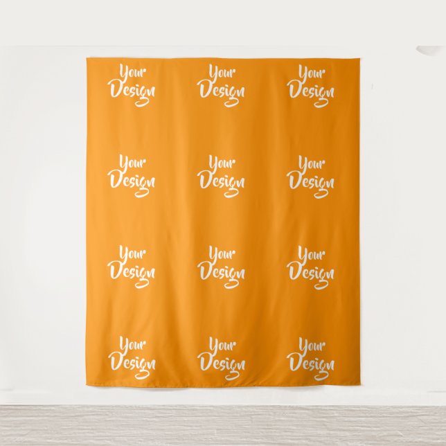 Custom Logo Event Backdrop Step and Repeat Tapestr Tapestry (Front)