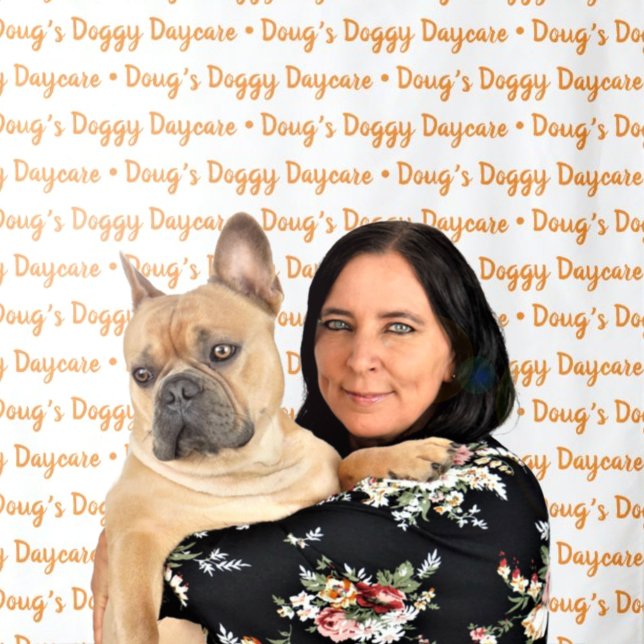 Custom Logo Event Backdrop Step and Repeat Tapestry (Creator Uploaded)