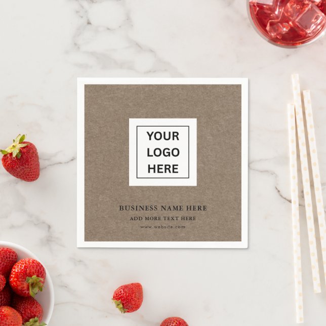 Custom Logo for Business Events Paper Napkin (Insitu)