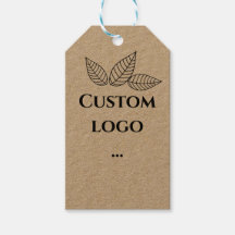 Custom logo gift tag, replacement your logo