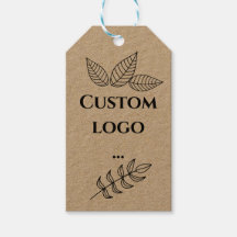 Custom logo gift tag, replacement your logo