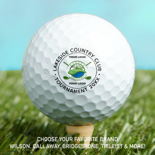 Custom Logo Golf Club Memorial Tournament Wilson Balls