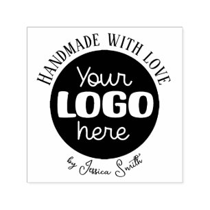 Custom Logo Handmade Business Branding  Self-inking Stamp