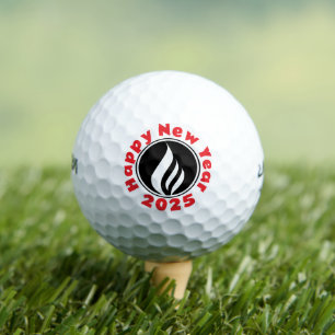 Custom logo happy New Year 2025 Golf Balls