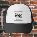 Custom Logo Hat<br><div class="desc">Feel free to personalise and customise this custom logo hat with your own business branding for your company's employees/staff. Edit options are available.</div>