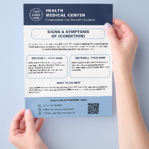 Custom Logo Healthcare Patient Awareness Flyer