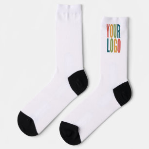 Custom Logo Here Add Your Own Design Socks
