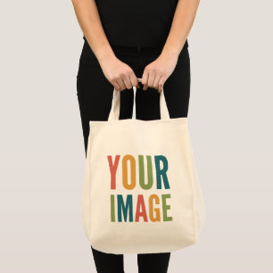 Custom Logo Here   Add Your Own Design Tote Bag