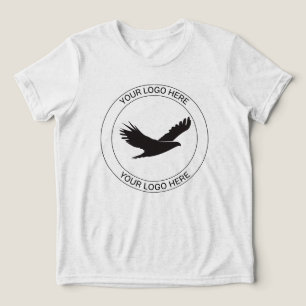 Custom Logo Here Family Photo Sports Team Logo Tri-Blend Shirt