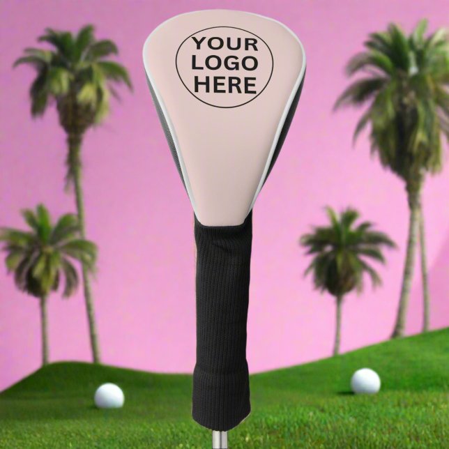 Custom Logo Here l Blush Pink Professional Branded Golf Head Cover (Creator Uploaded)