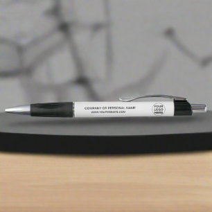 Custom Logo Here l Promotional Black & White Brand
