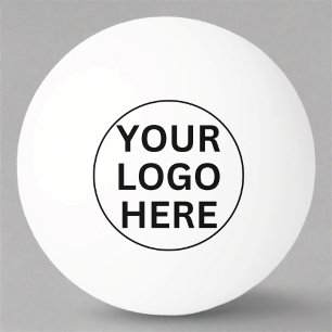 Custom Logo Here l Promotional Branded Ping Pong Ball