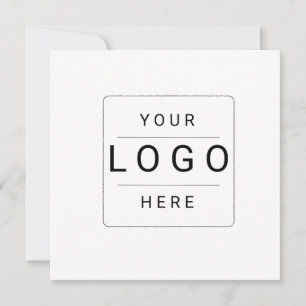 Custom Logo Holiday Card