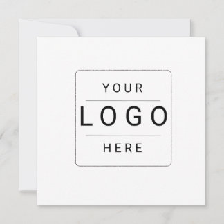 Custom Logo Holiday Card