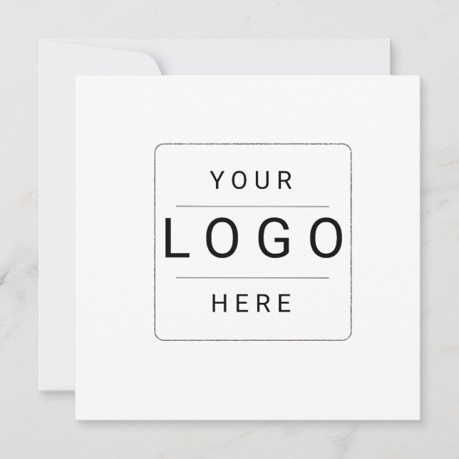 Custom Logo Holiday Card (Front)