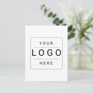 Custom Logo Holiday Postcard