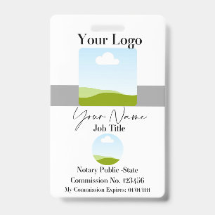 Custom Logo ID Badges