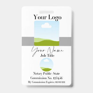Custom Logo ID Badges
