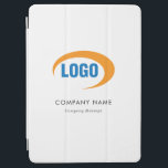 Custom Logo iPad Air Cover<br><div class="desc">Custom logo design that can be personalised with your company logo,  text and website.</div>