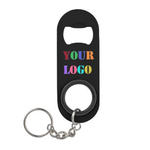Custom Logo Keychain Bottle Opener - Choose Colour