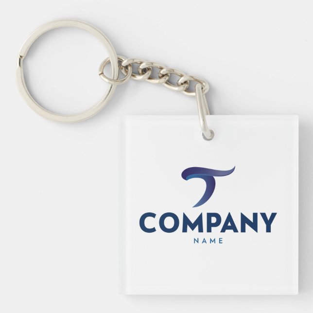 Custom Logo Keychain – Branded Giveaway for Events (Front)