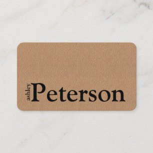 Custom logo kraft paper handmade Business Card