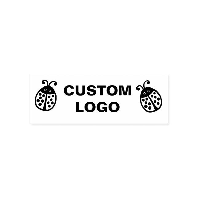 Custom Logo Ladybug Self-inking Stamp (Design)