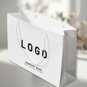 Custom Logo  Large Gift Bag