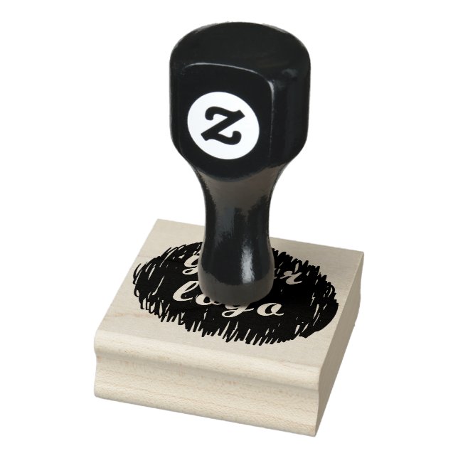 Custom Logo Large Rubber Stamp (Stamp)