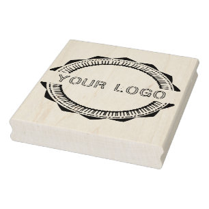 Custom Logo Large Rubber Stamp