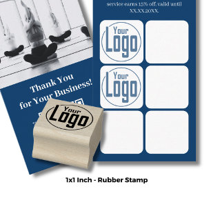 Custom Logo - Loyalty Card Devaluation Rubber Stamp