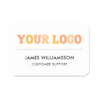 Custom Logo Magnetic Or Pin Back Employee