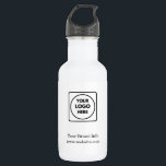 Custom Logo | Minimal Modern Corporate Branding 532 Ml Water Bottle<br><div class="desc">Showcase your brand with this custom logo design,  perfect for corporate gifts,  promotions,  or office events. This minimal modern branding style adds a sleek and professional touch to your company identity. Fully customisable,  it’s ideal for businesses seeking stylish and memorable branded merchandise.</div>